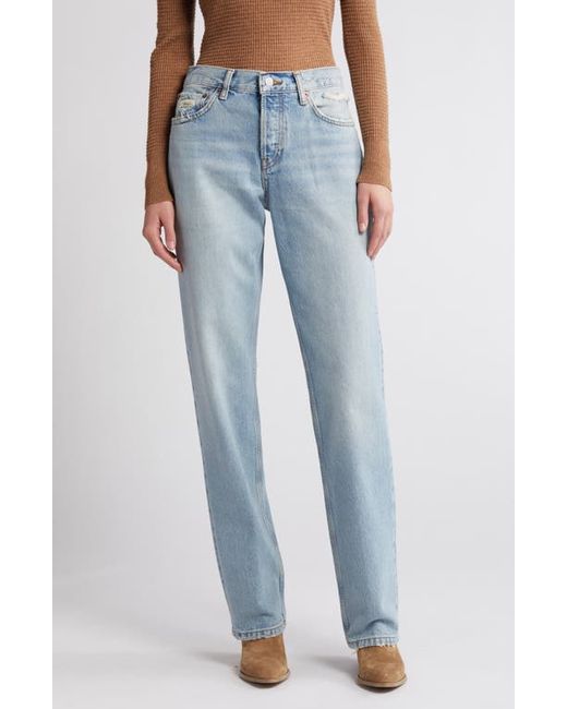 Re/Done Easy Straight Leg Organic Cotton Jeans