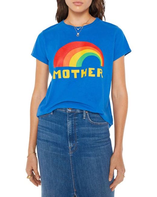 Mother The Boxy Goodie Focus Graphic T-Shirt Rainbow