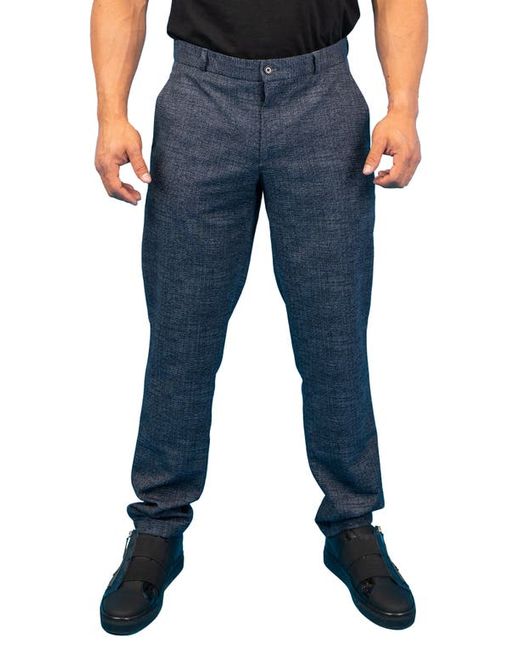 Maceoo Waves Stretch Flat Front Pants