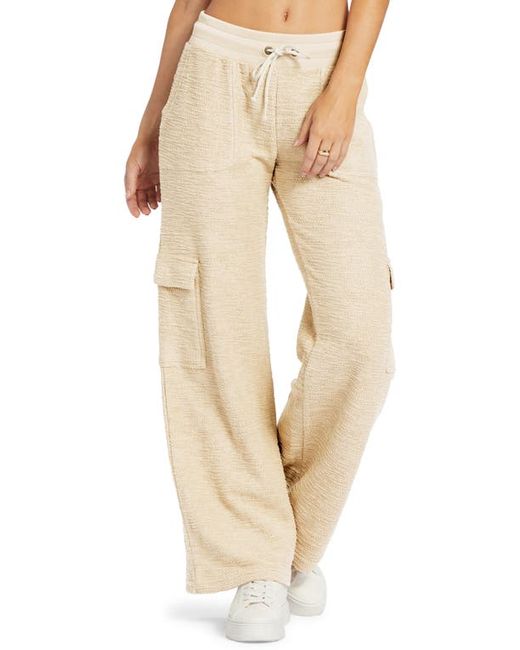 Roxy Off the Hook Cotton Blend Terry Cargo Pants