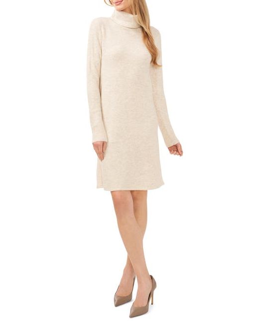 Cece Turtleneck Long Sleeve Sweater Dress Small