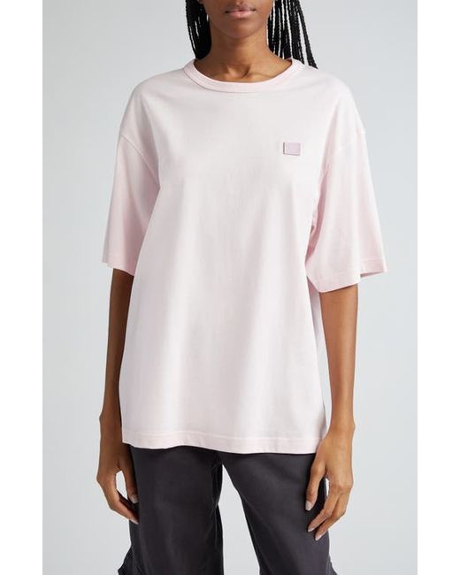 Acne Studios Exford Face Patch Cotton T-Shirt X-Small