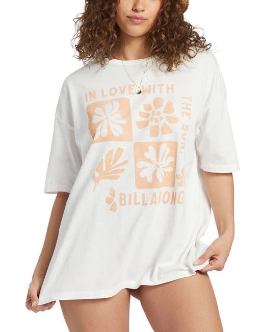 Billabong Love With the Sun Cotton Graphic T-Shirt X-Small