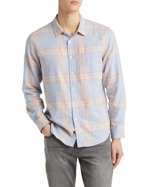 Rails Wyatt Plaid Cotton Button-Up Shirt Small