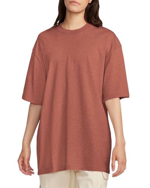 Jordan Essentials Oversize T-Shirt Dusty Peach/Heather Small