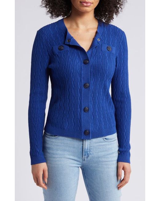 Nic+Zoe Snap Cable Stitch Cardigan X-Small