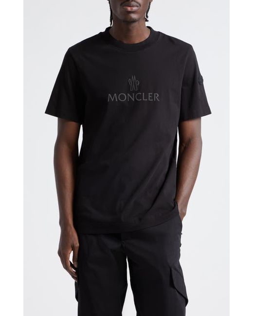 Moncler Cotton Jersey Logo Graphic T-Shirt Small