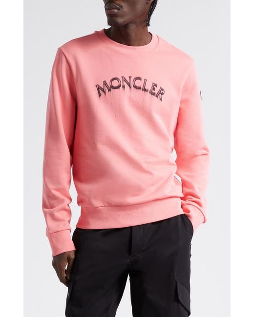 Moncler Cotton French Terry Logo Graphic Sweatshirt Small