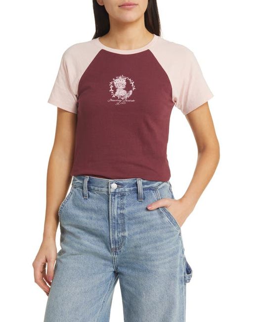 Golden Hour Strawberry Sketch Cotton Graphic T-Shirt X-Small