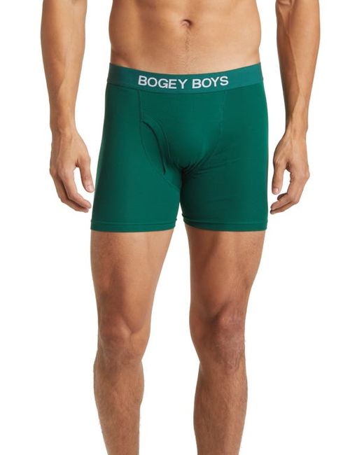 Bogey Boys Assorted 3-Pack Cotton Boxer Briefs Small