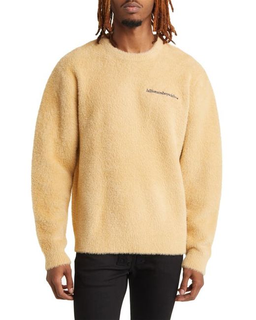 Billionaire Boys Club Embroidered Fuzzy Sweater