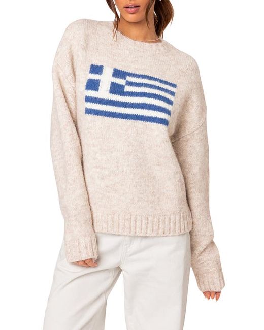 Edikted Greece Oversize Chunky Sweater X-Small