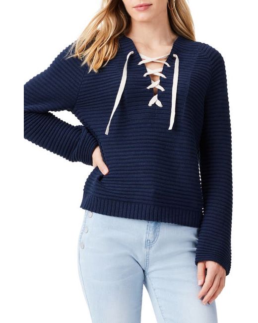 Nic+Zoe Sailor Cotton Blend Sweater X-Small