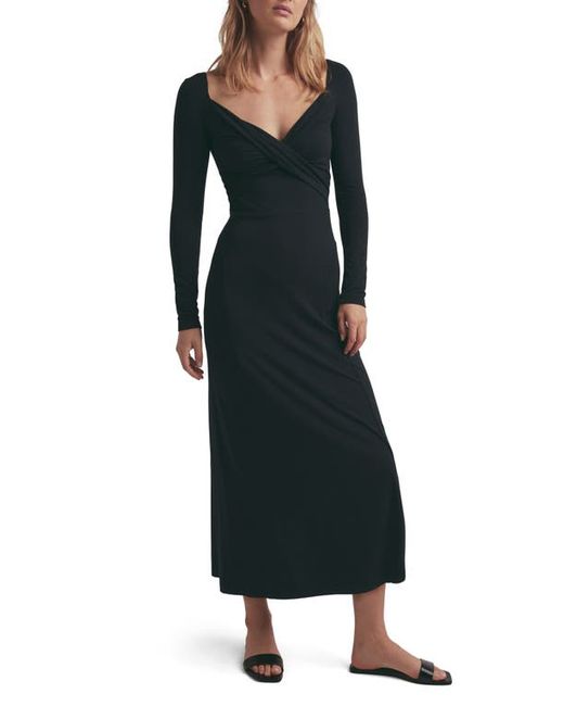 Favorite Daughter The Rosie Long Sleeve Midi Dress X-Small