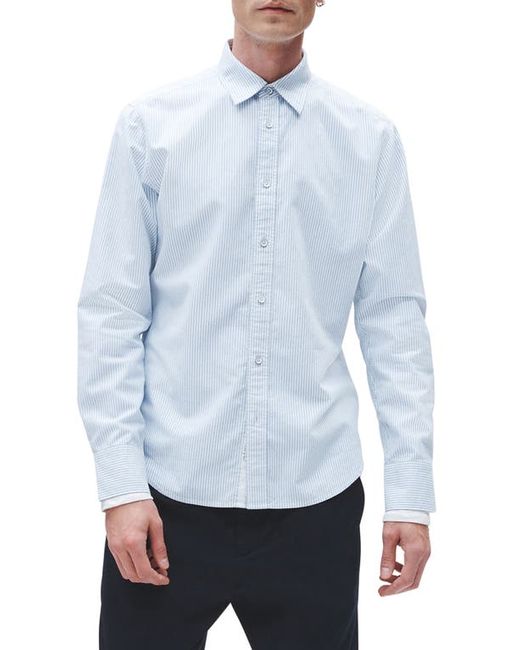 Rag & Bone Tomlin Stripe Cotton Button-Up Shirt