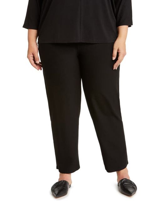 Eileen Fisher Knit Ankle Straight Leg Pants