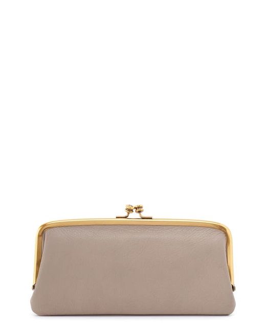 Hobo Large Cora Leather Frame Clutch