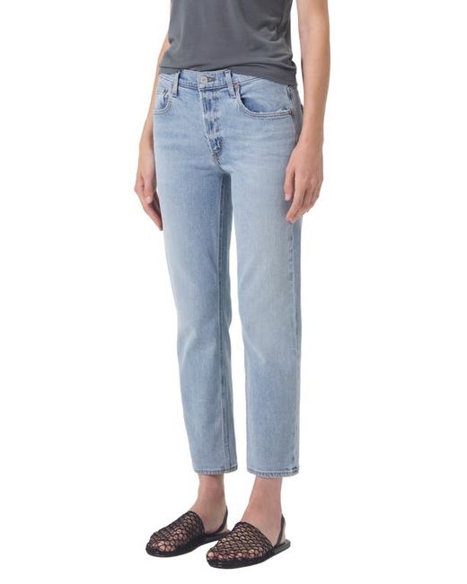 Agolde Kye Mid Rise Ankle Straight Leg Jeans