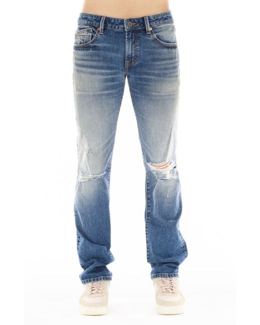 Cult Of Individuality Greaser Distressed Straight Leg Jeans
