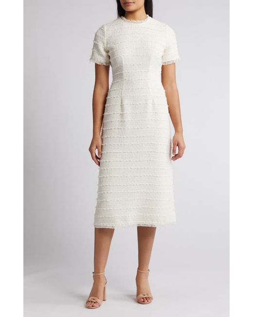 Zoe And Claire Fitted Midi Dress