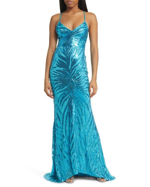 Lulus Sparkle Til Dawn Sequin Mermaid Gown