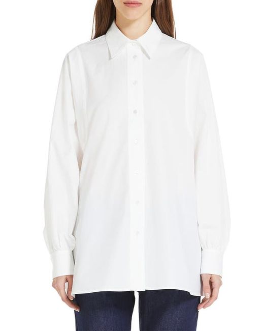 Max Mara Leisure Fufy Cotton Button-Up Shirt