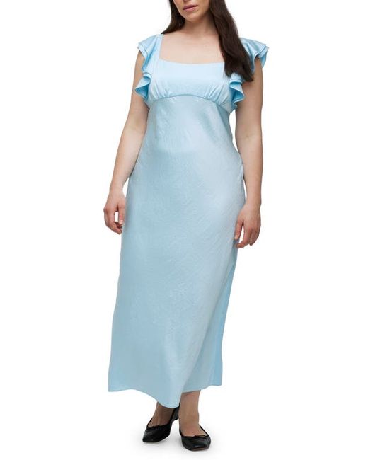 Madewell Flutter Sleeve Maxi Dress