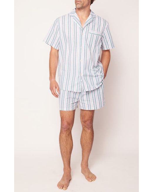 Petite Plume Vintage Stripe Cotton Short Pajamas