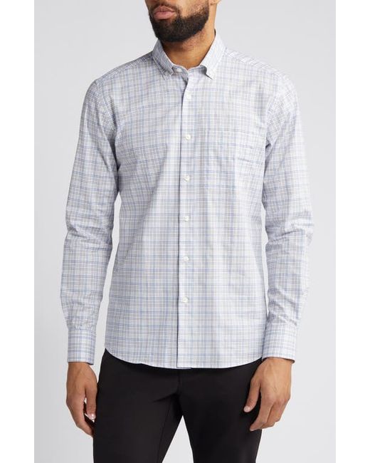 Scott Barber Plaid Organic Cotton Button-Down Shirt