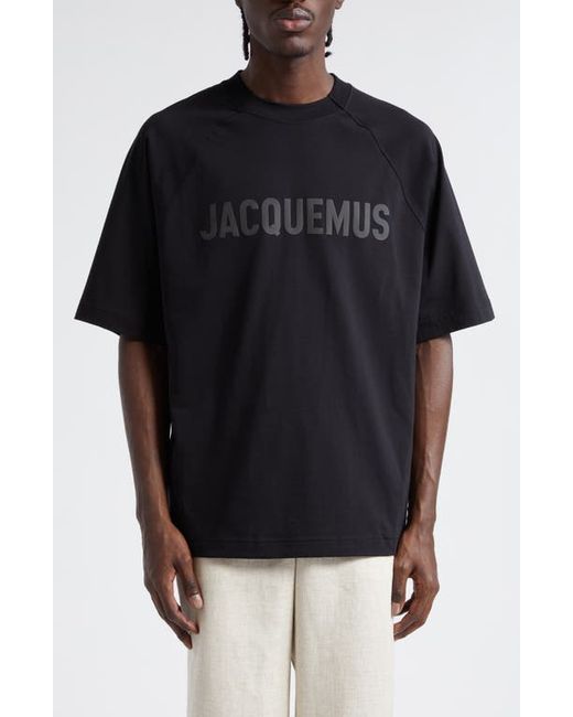 Jacquemus Le T-Shirt Typo Stretch Cotton Logo Graphic