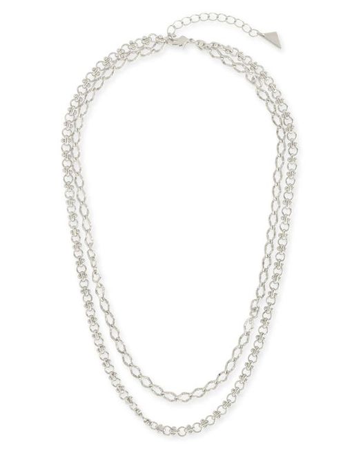 Sterling Forever Selena Layered Necklace