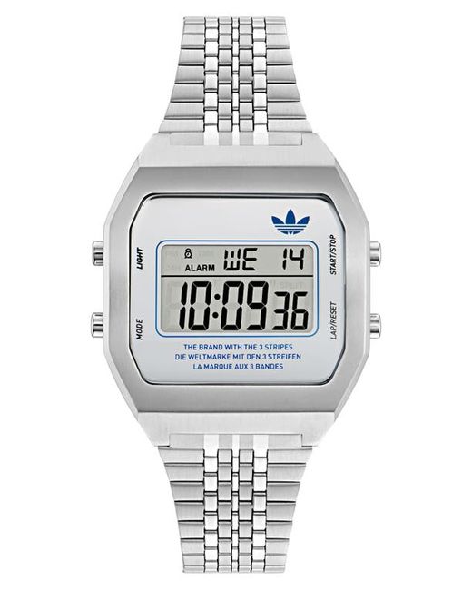 Adidas Digital Two Bracelet Watch 36mm Stainless Steel