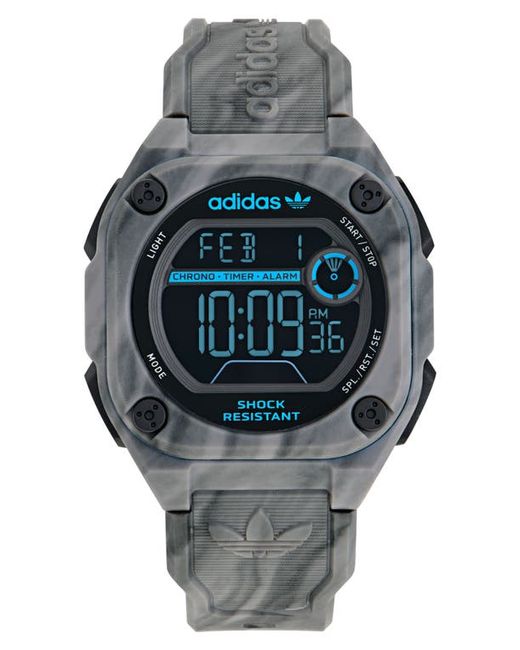 Adidas City Tech Two Resin Strap Watch 45mm