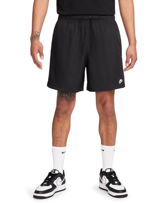 Nike Club Flow Drawstring Twill Shorts Black