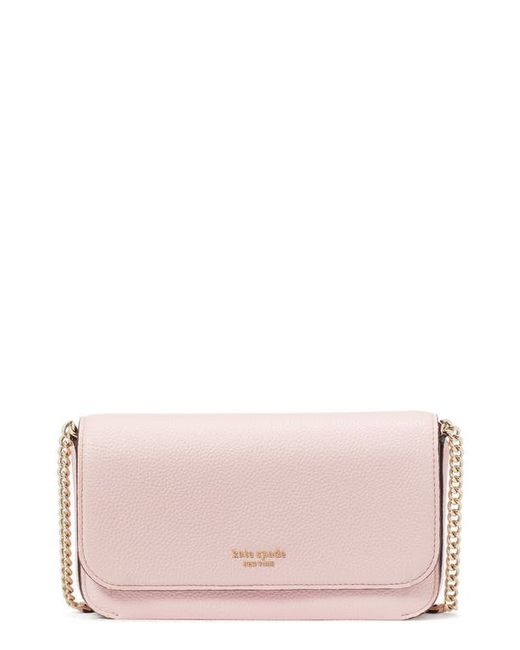 Kate Spade New York ava leather wallet on a chain