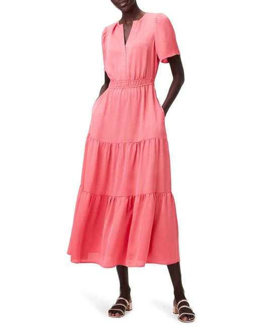 Nic+Zoe Daydream Short Sleeve Tiered Maxi Dress