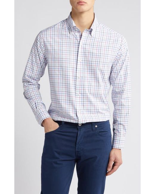 Peter Millar Crown Crafted Kimball Check Performance Button-Down Shirt