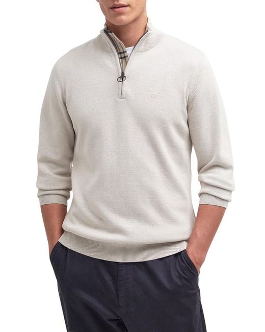 Barbour Cotton Half Zip Sweater