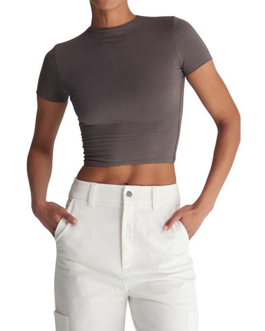 Re Ona Signature Fitted Crop T-Shirt
