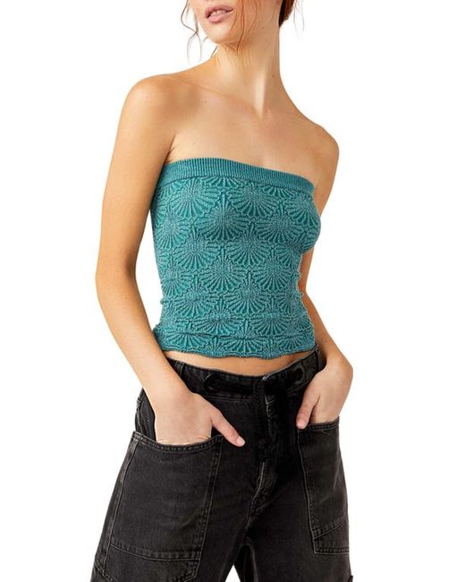 Free People Love Letter Jacquard Tube Top