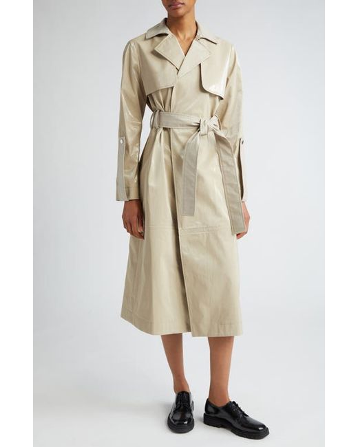 Partow Carlo Water Repellent Coated Cotton Trench CoatA