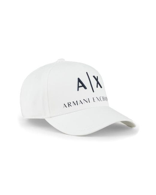 Armani Exchange Embroidered Logo Adjustable Baseball Cap