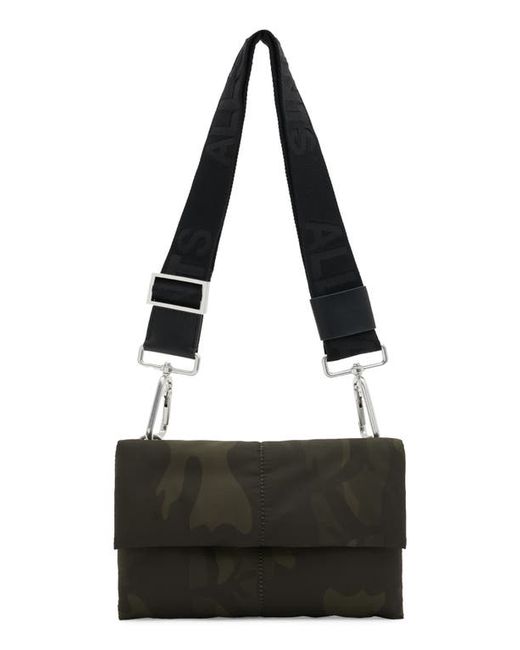 AllSaints Ezra Camo Crossbody Bag