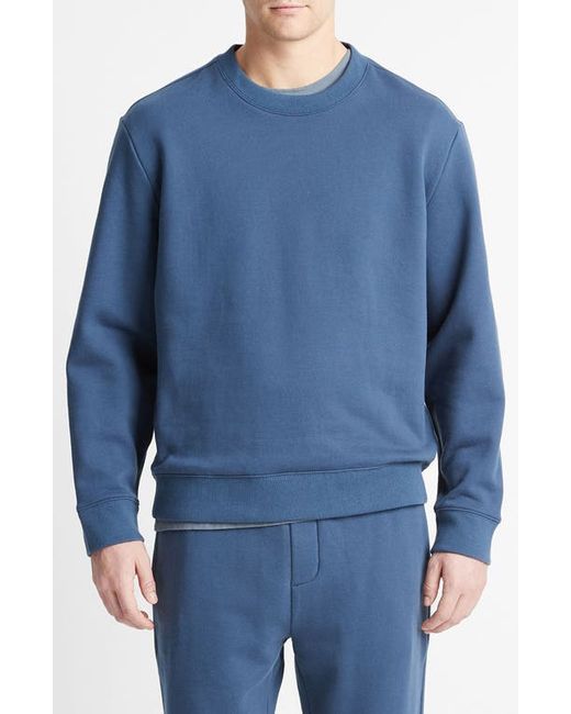 Vince Cotton Blend Fleece Sweatshirt