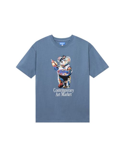market Art Bear Graphic T-Shirt