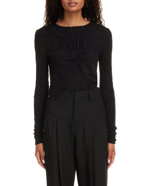Isabel Marant Floride Ruched Long Sleeve Top