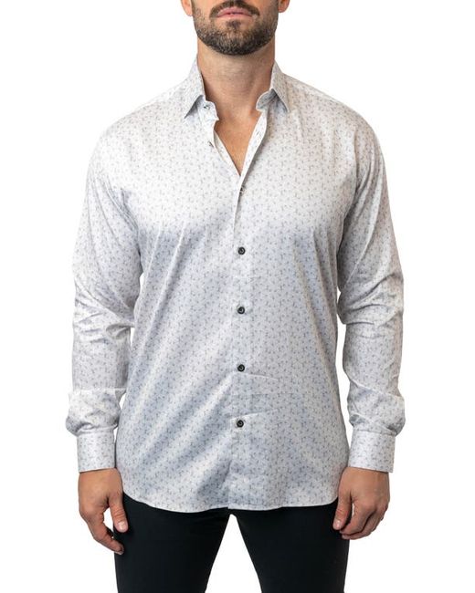 Maceoo Fibonacci Stretchprism Performance Button-Up Shirt