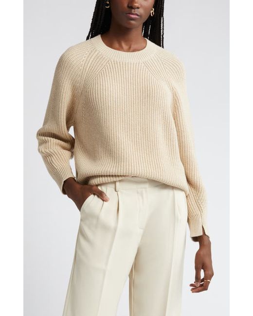 Nordstrom Organic Cotton Merino Wool Rib Sweater