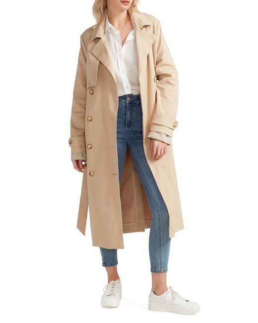 Belle And Bloom Empirical Stretch Cotton Trench Coat