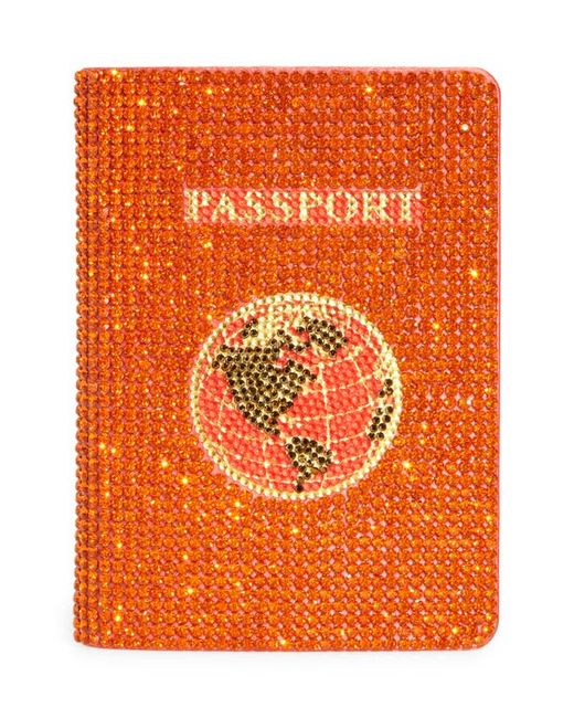 Judith Leiber Traveler Crystal Beaded Passport Holder